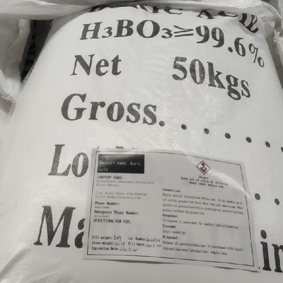 99.9% 40 - 60 Mesh Boric Acid Powder Industrial Grade