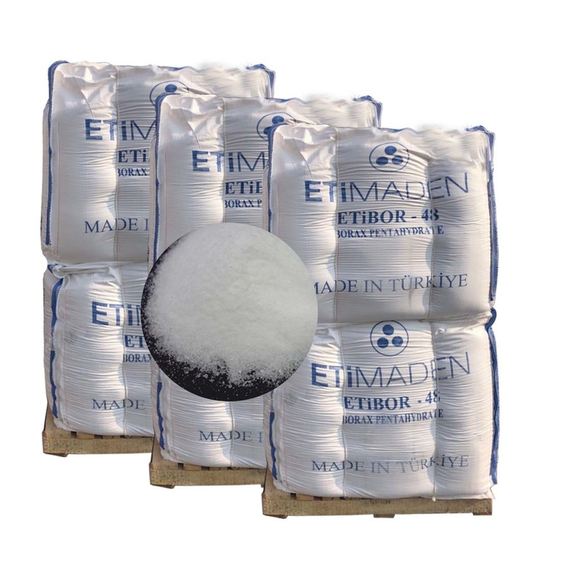 CAS 12179-04-3 Borax Pentahydrate Powder For Glass Enamel Borax Granualr 24tons