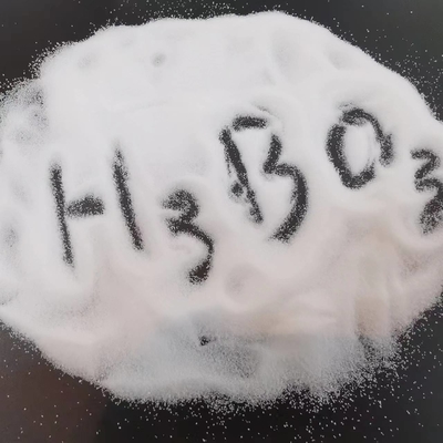 White Crystal Boron 17% Boric Acid For Glass Factory, 99.6% H3BO3 For Electroplating Industry