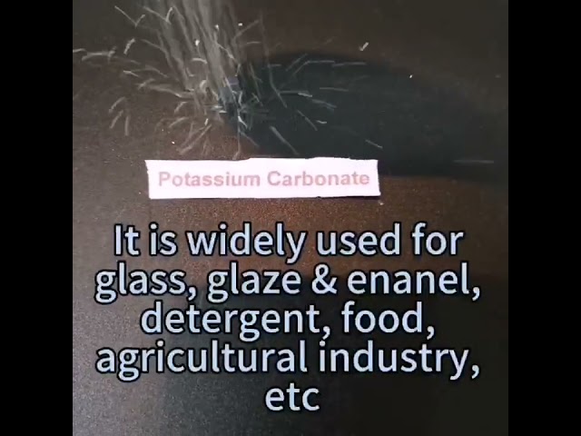 Company videos about White Granular Potassium Carbonate for Agricultural Industry
